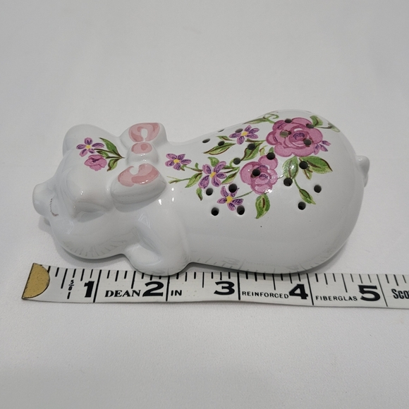 Avon Accents Vintage Ceramic Pig Floral Potpourri Holder Poshmark